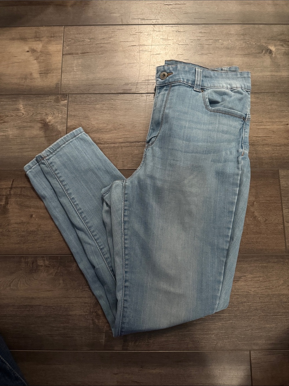 Light Wash Blue Denim Jeans